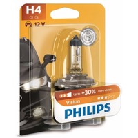 Лампа галогенная PHILIPS H4 Vision 12V 60/55W, 1шт, 12342PRB1. Интернет-магазин Vseinet.ru Пенза