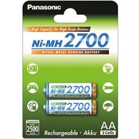 Аккумулятор AA Panasonic High Capacity BK-3HGAE/2BE, Ni-MH, 2700 mAh, 1.2 V (в упаковке 2 шт., цена за 1 шт.). Интернет-магазин Vseinet.ru Пенза