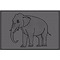 Фото № 1 Коврик резиновый "Слон" (400х600 мм) черный тип. КА 202-1 РТИ