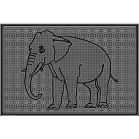 Фото Коврик резиновый "Слон" (400х600 мм) черный тип. КА 202-1 РТИ. Интернет-магазин Vseinet.ru Пенза