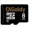 Фото № 2 Карта памяти DIGoldy micro SDHC 8Гб, Class 10, адаптер SD(DG008GCSDHC10-AD)