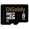 Фото № 5 Карта памяти DIGoldy micro SDHC 8Гб, Class 10, адаптер SD(DG008GCSDHC10-AD)