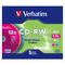 Фото № 4 Диск CD-RW Verbatim 700Mb 10x DataLife+ Slim Color (5шт) 43167