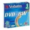 Фото № 0 Диск DVD-RW Verbatim 4.7Gb 4x Slim Color (5шт) 43563