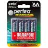 Фото Аккумулятор Perfeo AA2700MAH-4BL+BOX AA, Ni-MH, 2700 mAh, 1.2 V. Интернет-магазин Vseinet.ru Пенза