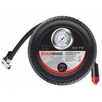 Фото Автомобильный компрессор Starwind CC-140 15л/мин шланг 0.5м. Интернет-магазин Vseinet.ru Пенза