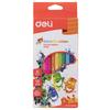 Фото Карандаши цветные Deli Color Emotion EC00200 трехгран. липа 12цв. коробка/европод.. Интернет-магазин Vseinet.ru Пенза
