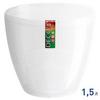 Фото Горшок для цветов "ДЕКО ТВИН 1,5 л., цвет Белый (ДЕК 1,5 БЕЛ). Интернет-магазин Vseinet.ru Пенза