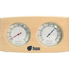 Фото Термометр с гигрометром Банная станция 24,5*13,5*3см для бани и сауны /4 18024. Интернет-магазин Vseinet.ru Пенза