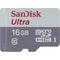 Фото № 6 Карта памяти SanDisk Ultra, 16Гб, micro SDHC, Class 10