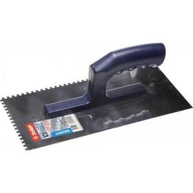 Фото Гладилка ЗУБР нержавеющая с пластиковой ручкой, зубчатая, 4х4мм 0804-04. Интернет-магазин Vseinet.ru Пенза