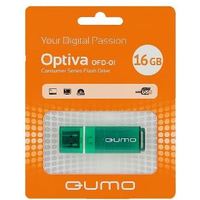 Флешка QUMO Optiva OFD-01 16Гб, USB 2.0, зеленая. Интернет-магазин Vseinet.ru Пенза