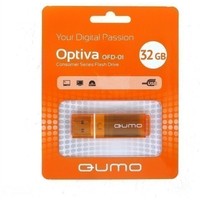 Флешка QUMO Optiva OFD-01 32Гб, USB 2.0, оранжевая. Интернет-магазин Vseinet.ru Пенза