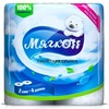 Фото Туалетная бумага "Мягкоff", 16 м. Белая с тиснением, с перфорацией, 2 слоя, 4 рулона.. Интернет-магазин Vseinet.ru Пенза