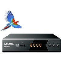 Фото Ресивер эфирный цифровой DVB-T2 HD HD-300 металл, дисплей DOLBY DIGITAL, Сигнал. Интернет-магазин Vseinet.ru Пенза