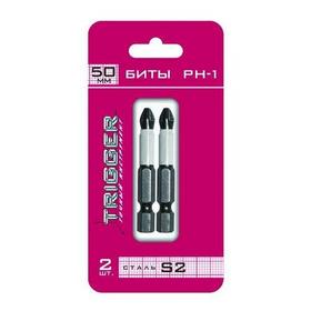 Фото ТРИГГЕР 84966 Биты ПРОФИ PH-1 50мм (блистер уп.2шт) (20/800). Интернет-магазин Vseinet.ru Пенза