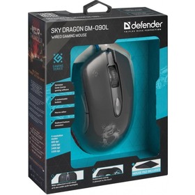 Фото Мышь проводная Defender Sky Dragon GM-090L, черная. Интернет-магазин Vseinet.ru Пенза
