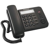 Телефон Panasonic KX-TS2352RUB чёрный. Интернет-магазин Vseinet.ru Пенза