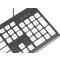 Фото № 35 Клавиатура Oklick 580М черная с белым проводная, USB, 