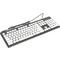 Фото № 40 Клавиатура Oklick 580М черная с белым проводная, USB, 