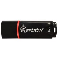 Флешка SmartBuy Crown 16Гб, USB 2.0, черная (SB16GBCRW-K). Интернет-магазин Vseinet.ru Пенза
