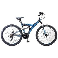 STELS Focus MD 26" 21-SP V010*LU088523*LU073823 *18" Чёрный/синий. Интернет-магазин Vseinet.ru Пенза