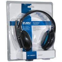 Гарнитура Sven AP-680MV черная с синим. Интернет-магазин Vseinet.ru Пенза