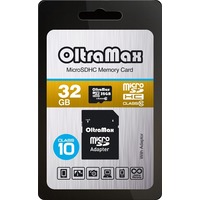 Карта памяти OltraMax micro SDHC 32Гб, Class 10. Интернет-магазин Vseinet.ru Пенза