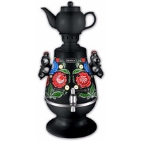 Фото Самовар CENTEK CT-0091B black 2300 Вт, 4 литра, керамич. заварник. Интернет-магазин Vseinet.ru Пенза