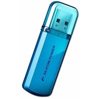 Флешка Silicon Power Helios 101 64Гб, USB 2.0, голубая (SP064GBUF2101V1B). Интернет-магазин Vseinet.ru Пенза
