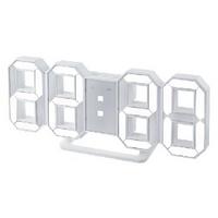 Фото PERFEO PF-663 LUMINOUS LED часы-будильник белый корпус/белая подсветка. Интернет-магазин Vseinet.ru Пенза