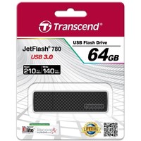 Флешка Transcend JetFlash 780 64Гб, USB 3.0, черный с серым (TS64GJF780). Интернет-магазин Vseinet.ru Пенза