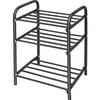 Фото Этажерка "Ника Комфорт 1" узк (500х330х450) 3-х ярусная ЧЕРНЫЙ ЭТК 1. Интернет-магазин Vseinet.ru Пенза