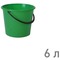 Фото № 0 Ведро "РОМАШКА" 6 л ЗЕЛЕНЫЙ (г.Пятигорск)