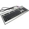 Фото № 33 Клавиатура A4Tech KLS-7MUU серебристая с черным проводная, USB, 