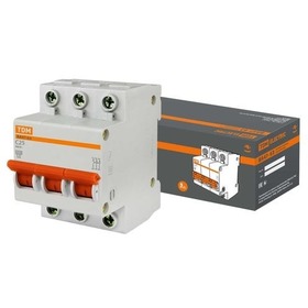 Авт. выкл. ВА47-63 3P 25А 4,5kA х-ка С TDM (SQ0218-0021). Интернет-магазин Vseinet.ru Пенза Фото Авт. выкл. ВА47-63 3P 25А 4,5kA х-ка С TDM (SQ0218-0021). Интернет-магазин Vseinet.ru Пенза