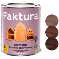 Фото Покрытие Faktura защитно-декоративное для древесины тик (0,7 л. Ярославль). Интернет-магазин Vseinet.ru Пенза