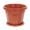 Фото Горшок цв "Гармония" 0,7л. с/подд. (коричн) М1573 г.Октябрьский. Интернет-магазин Vseinet.ru Пенза