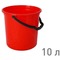 Фото № 4 Ведро "ТЮЛЬПАН" 10 л КРАСНЫЙ (г.Пятигорск)