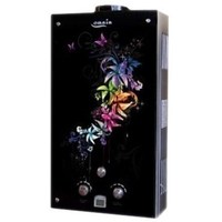 Водонагреватель проточный газовый Oasis Glass 20 RG / 20 кВт / 10 л / вертикальная / черный с рисунком. Интернет-магазин Vseinet.ru Пенза