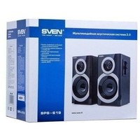 Активная акустика Sven SPS-619 / 2.0 / 70 - 22000 Гц / чёрный. Интернет-магазин Vseinet.ru Пенза