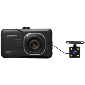 Видеорегистратор Digma FreeDrive 108 DUAL черный 1080x1920 1080p 140гр.. Интернет-магазин Vseinet.ru Пенза Фото Видеорегистратор Digma FreeDrive 108 DUAL черный 1080x1920 1080p 140гр.. Интернет-магазин Vseinet.ru Пенза