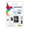 Фото Карта памяти ADATA Premier micro SDHC 32Гб, Class 10 UHS-I U1, адаптер SD(AUSDH32GUICL10-RA1). Интернет-магазин Vseinet.ru Пенза