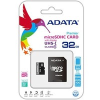 Карта памяти ADATA Premier micro SDHC 32Гб, Class 10 UHS-I U1, адаптер SD(AUSDH32GUICL10-RA1). Интернет-магазин Vseinet.ru Пенза