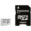 Фото Карта памяти Transcend micro SDHC 32Гб, Class 10 UHS-I, адаптер SD (TS32GUSD300S-A). Интернет-магазин Vseinet.ru Пенза