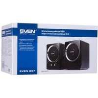Активная акустика Sven 247 / 2.0 / 90 - 20000 Гц / чёрный. Интернет-магазин Vseinet.ru Пенза