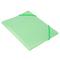 Фото № 3 Папка на резинке Бюрократ Gems GEMPR05GRN A4 пластик кор.30мм 0.5мм зеленый турмалин карман для визи