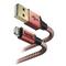 Фото № 9 Кабель Hama 00178299 USB 2.0 (am) - Lightning (m), 1.5 м, красный