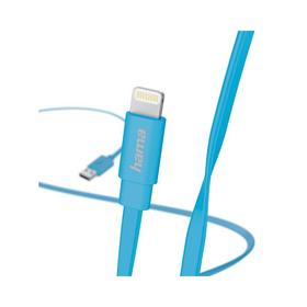 Кабель USB 2.0 (am) - Lightning (m) Hama 00173646, 1.2 м, синий. Интернет-магазин Vseinet.ru Пенза Фото Кабель USB 2.0 (am) - Lightning (m) Hama 00173646, 1.2 м, синий. Интернет-магазин Vseinet.ru Пенза