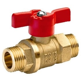 Фото Кран лат.шаровой (11б27п1) ДУ-15 Г/Г ручка бабочка (БАЗ) (А30/1). Интернет-магазин Vseinet.ru Пенза